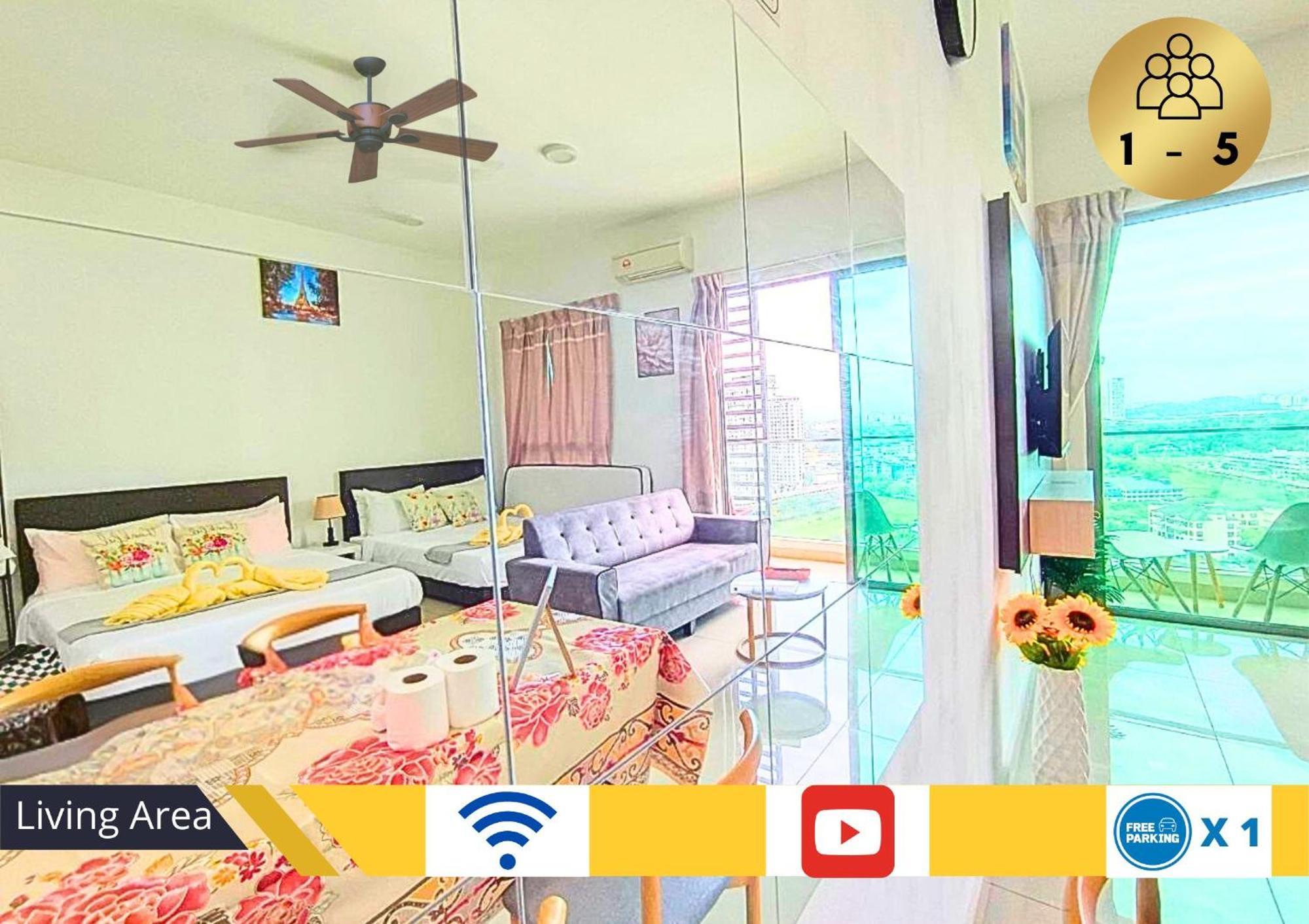 Comfy Pool View Ensuite, 8 Min To Mrt,5pax, Wi-fi - Cs9 Apartment *